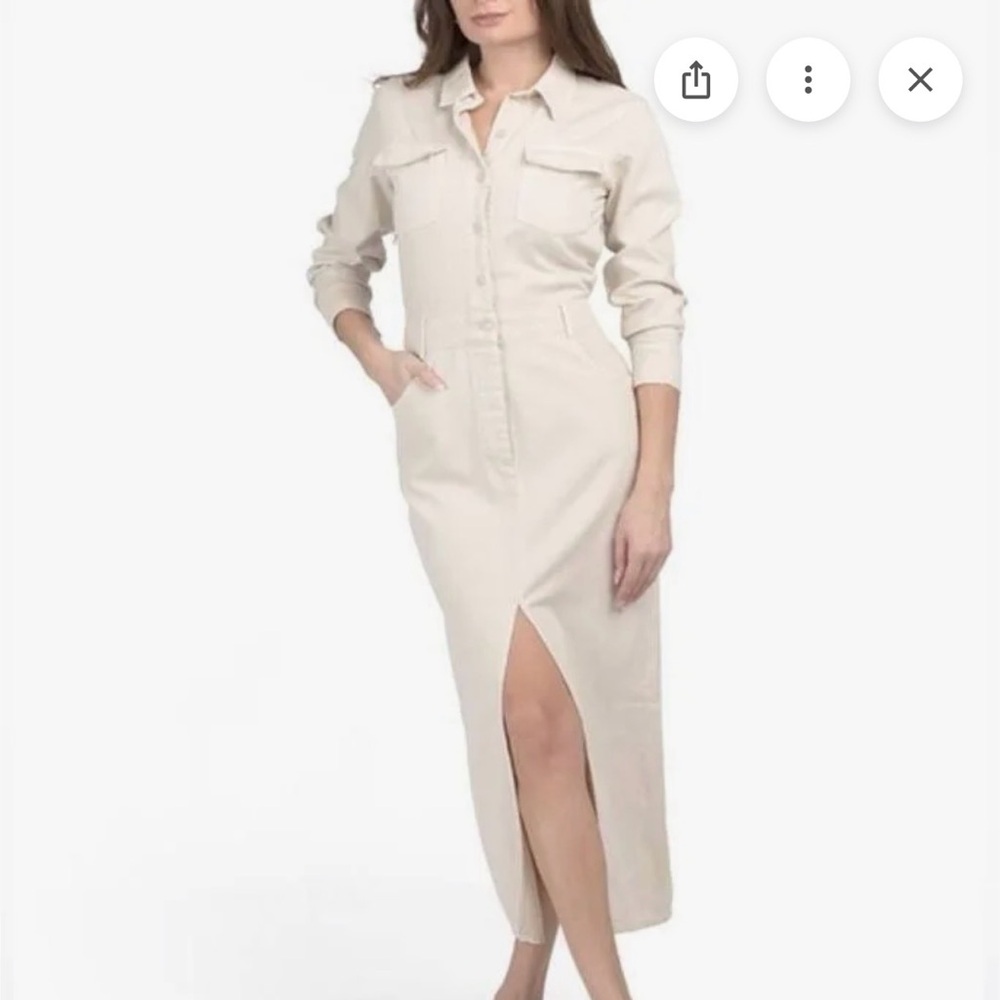 Young Fabulous & Broke Cream Maxi Dress